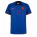 Nederland Steven Berghuis #11 Voetbalkleding Uitshirt WK 2022 Korte Mouwen